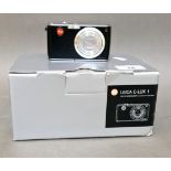 A Leica C-Lux 1 digital compact camera with Leica digital camera software V5.0 CD, Leica 64 MB SD