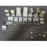 A collection of mainly silver jewellery to include earrings, pendants, bracelets, chains, etc