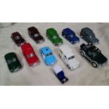 Various Saico die-cast model vehicles and a Matchbox toy.