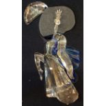 A Swarovski crystal Magic of Dance Isadora ornament 2002, with box.