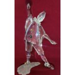 A Swarovski crystal "Masquerade" Pierrot ornament 1999, with box.