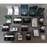 A collection of silver and other metals jewellery to include sets, necklaces, earrings, cuff-
