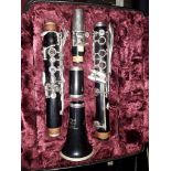 A Boosey & Hawkes 400 clarinet in hard case.