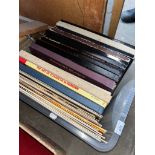 A box of LPs including classical, boxed sets etc