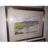 Jill M Aldersley, 'Singing Sands, Isle of Eigg', 20th century, watercolour, 33.5cm x 22.5cm,
