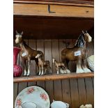 4 Beswick horses