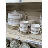 Royal Albert Paragon Belinda dinner wares - dinner plates, covered serving dishes etc (37 pieces)