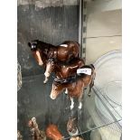 3 Beswick horse figures