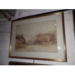 W W Hodges, 'Clifton Bridge', 19th century school, watercolour, 52.5cm x 35cm, signed to lower