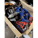 A box of G clamps - various sizes