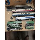 A collection of display railway trains, etc.