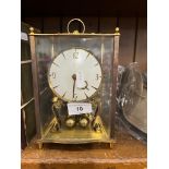 A Brass Kundo West German Quartz Clock