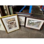 4 pictures to include Judy Boyes ltd edition signed print, nautical, etc.