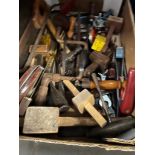 A box of old tools.