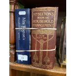 Mrs Beeton's Household Management, two editions.