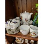 Royal Worcester Evesham tea set - 21 pieces including teapot