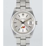 A RARE GENTLEMAN'S STAINLESS STEEL TUDOR PRINCE OYSTERDATE BRACELET WATCH CIRCA 1993, REF. 74000N