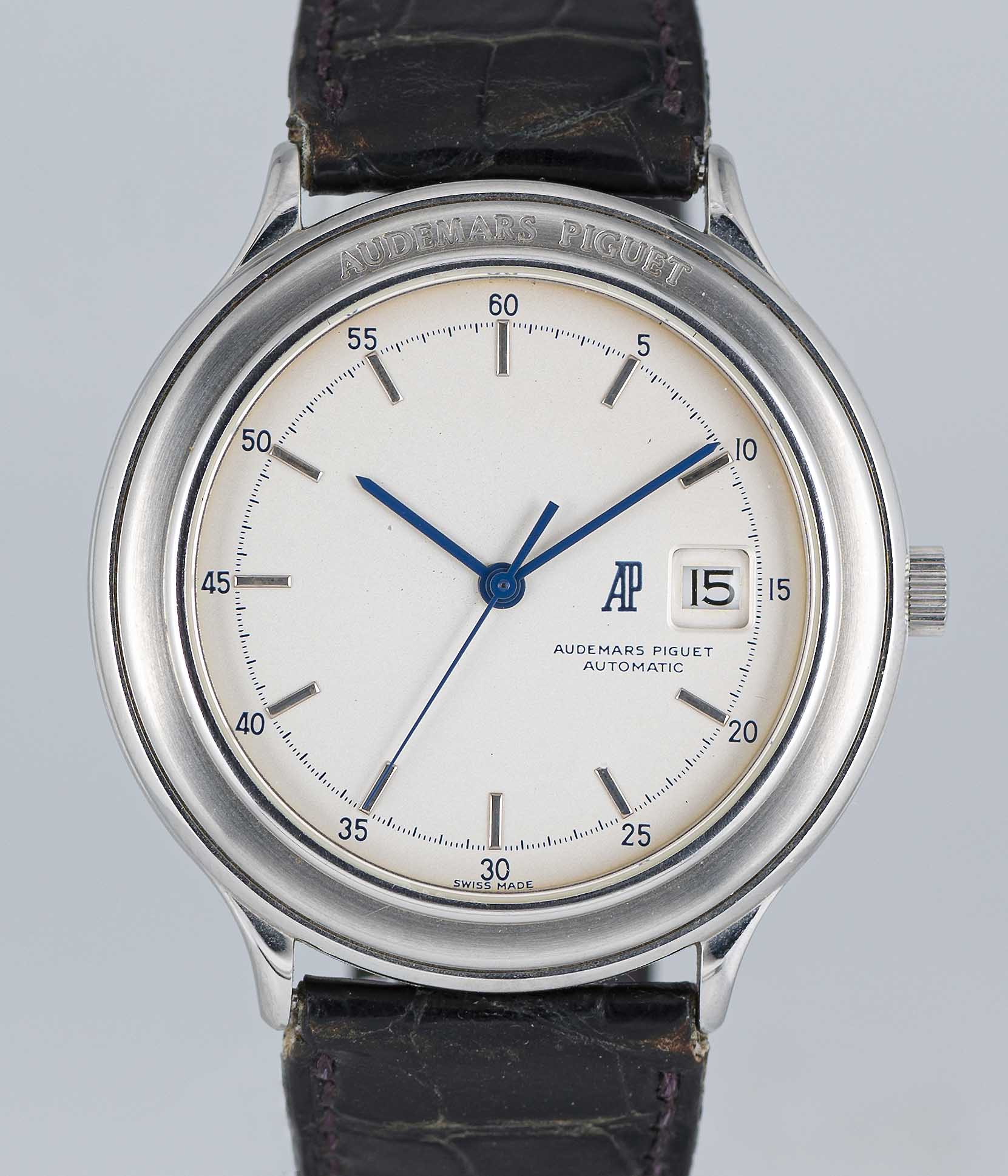 A RARE GENTLEMAN'S STAINLESS STEEL AUDEMARS PIGUET HUITIEME AUTOMATIC WRIST WATCH DATED 1989, REF. - Image 2 of 11