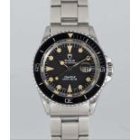 A STAINLESS STEEL ROLEX TUDOR PRINCE OYSTERDATE MINI SUB BRACELET WATCH CIRCA 1987, REF. 94400