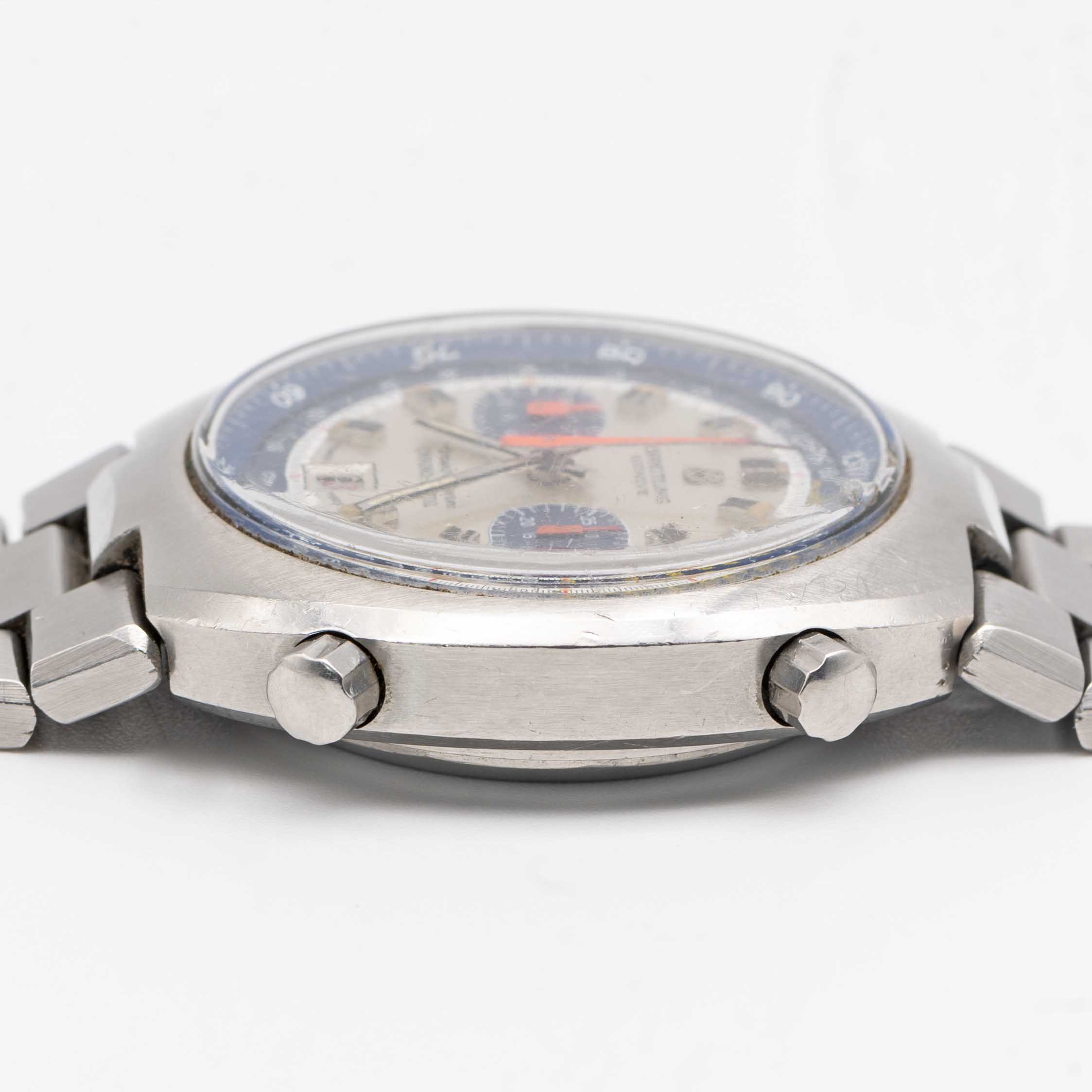 A GENTLEMAN'S STAINLESS STEEL BREITLING TRANSOCEAN CHRONO-MATIC CHRONOGRAPH BRACELET WATCH CIRCA - Image 9 of 9