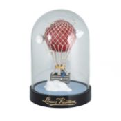 A LOUIS VUITTON NOVELTY AIR BALLOON SNOW GLOBE GIVEN TO VIP CUSTOMERS & ACCOMPANIED BY ORIGINAL