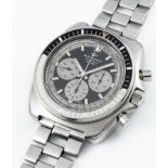 A GENTLEMAN'S STAINLESS STEEL MOVADO DATRON HS360 SUPER SUB SEA CHRONOGRAPH BRACELET WATCH CIRCA