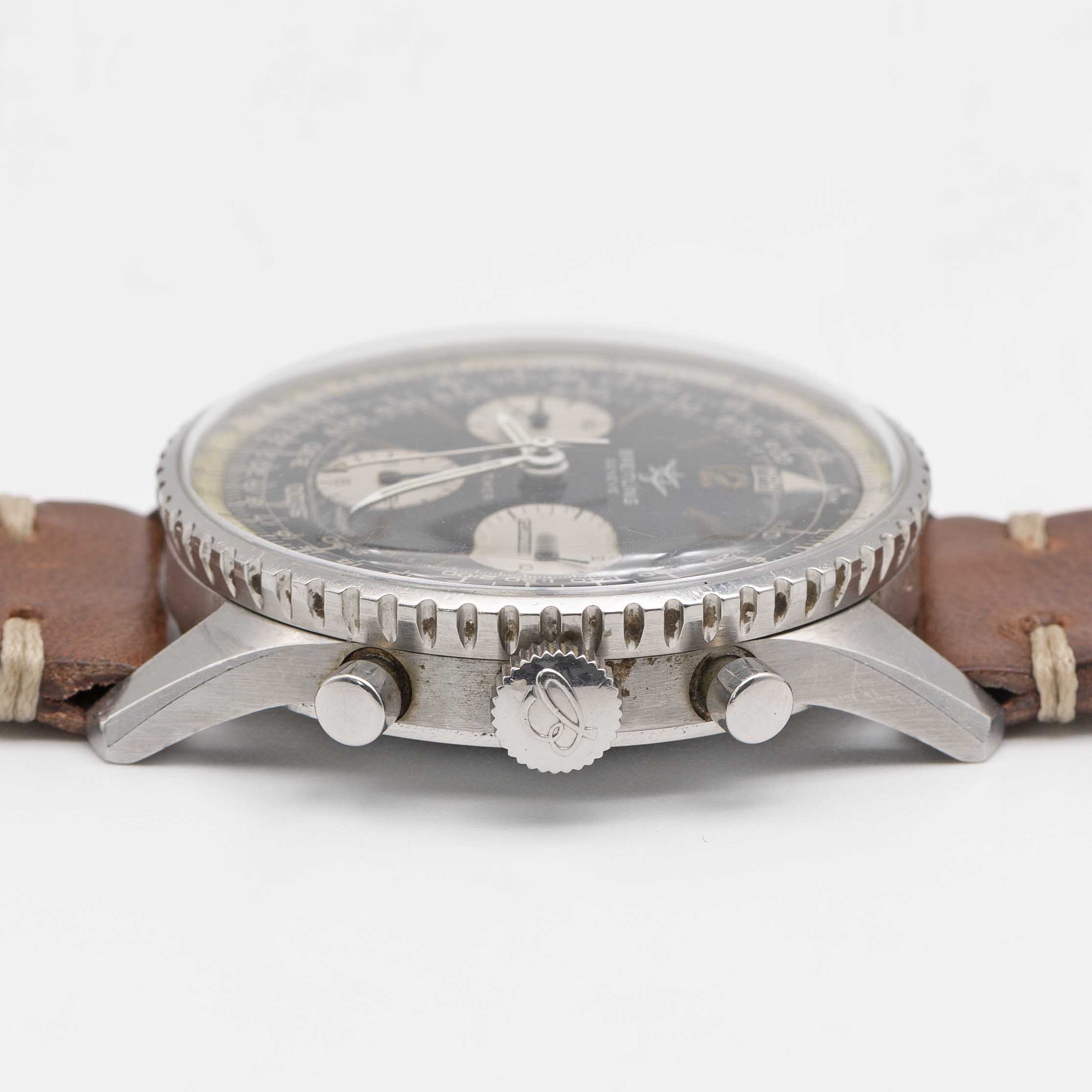 A GENTLEMAN'S STAINLESS STEEL BREITLING NAVITIMER CHRONOGRAPH WRIST WATCH CIRCA 1966, REF. 806 - Image 7 of 8