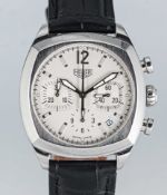 A GENTLEMAN'S STAINLESS STEEL HEUER MONZA CHRONOGRAPH WRIST WATCH CIRCA 2000, REF. CR2111 FIRST