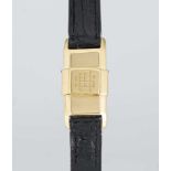 A LADIES 18K SOLID GOLD CARTIER FRANCE DUOPLAN WRIST WATCH CIRCA 1930s, WITH JAEGER MOVEMENT