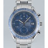 A GENTLEMAN'S STAINLESS STEEL OMEGA SPEEDMASTER AUTOMATIC CHRONOGRAPH BRACELET WATCH CIRCA 2000s,