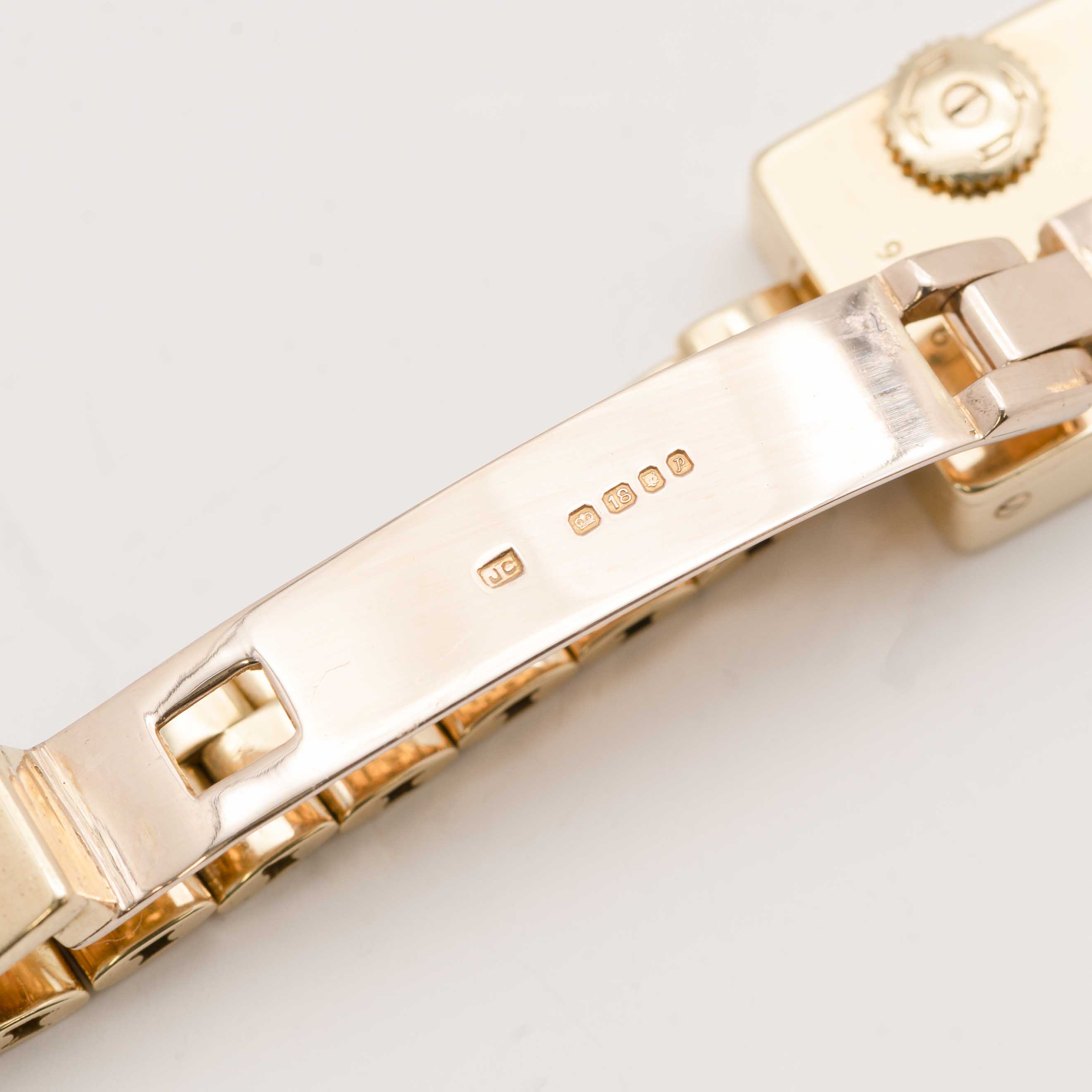 A RARE LADIES 18K SOLID GOLD CARTIER LONDON QUADRANT BRACELET WATCH CIRCA 1970, WITH MATCHING LONDON - Image 10 of 12