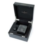 A VACHERON CONSTANTIN WATCH BOX WITH WATCH WINDER Case: Box measures approx. 25cm by 25cm by 15.5