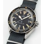 A GENTLEMAN'S STAINLESS STEEL BRITISH MILITARY OMEGA SEAMASTER 300 "BIG TRIANGLE" ROYAL NAVY