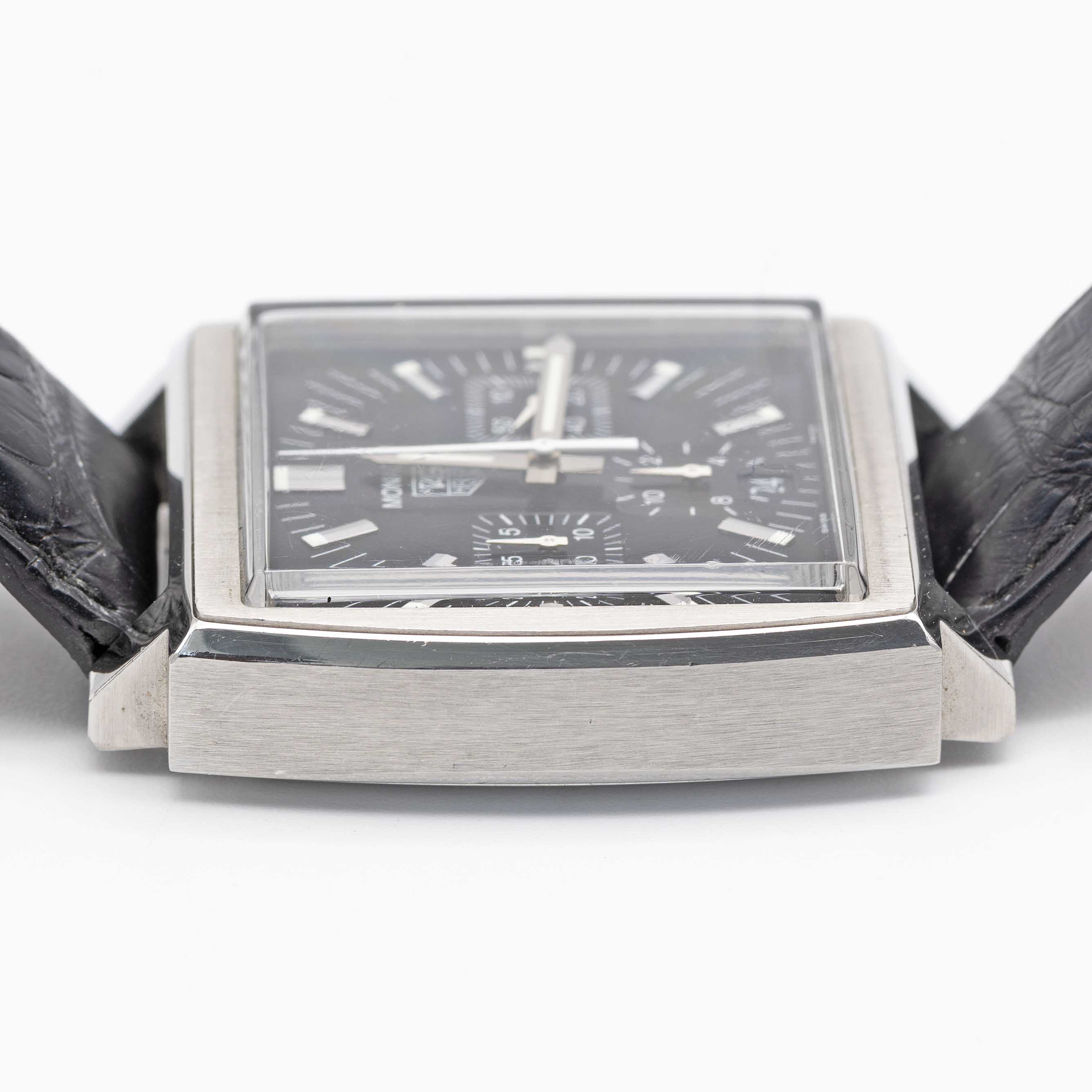 A GENTLEMAN'S STAINLESS STEEL TAG HEUER MONACO AUTOMATIC CHRONOGRAPH WRIST WATCH CIRCA 2005, REF. - Image 8 of 9