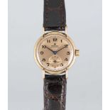 A LADIES 18K SOLID GOLD ROLEX WRIST WATCH CIRCA 1954, REF. 4241 Movement: 17J, manual wind, signed