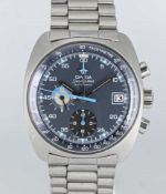 A GENTLEMAN'S STAINLESS STEEL OMEGA SEAMASTER AUTOMATIC CHRONOGRAPH BRACELET WATCH CIRCA 1976,