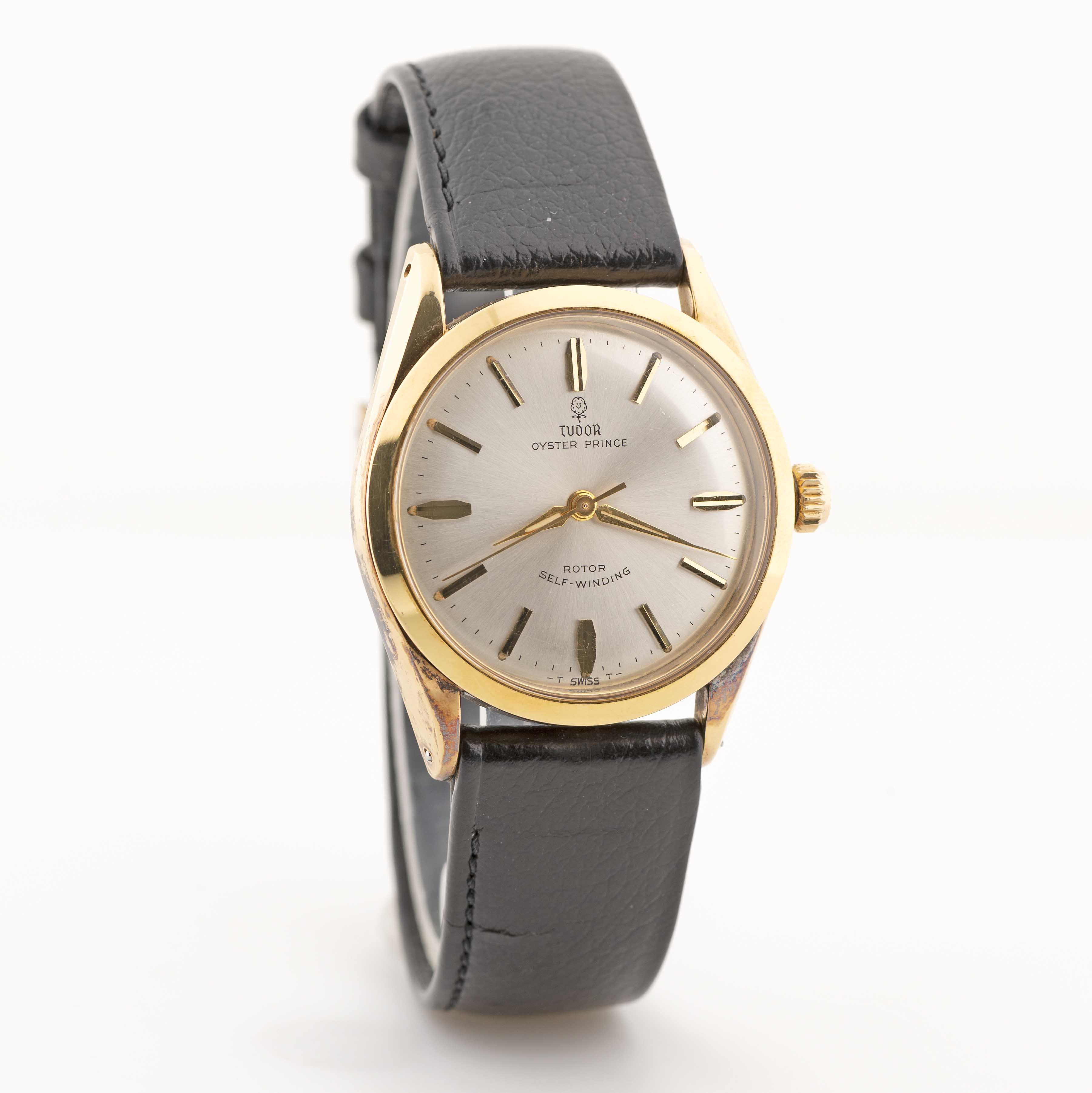 A GENTLEMAN'S GOLD PLATED TUDOR OYSTER PRINCE SELF WINDING WRIST WATCH DATED 1970, REF. 7965 WITH - Image 5 of 12