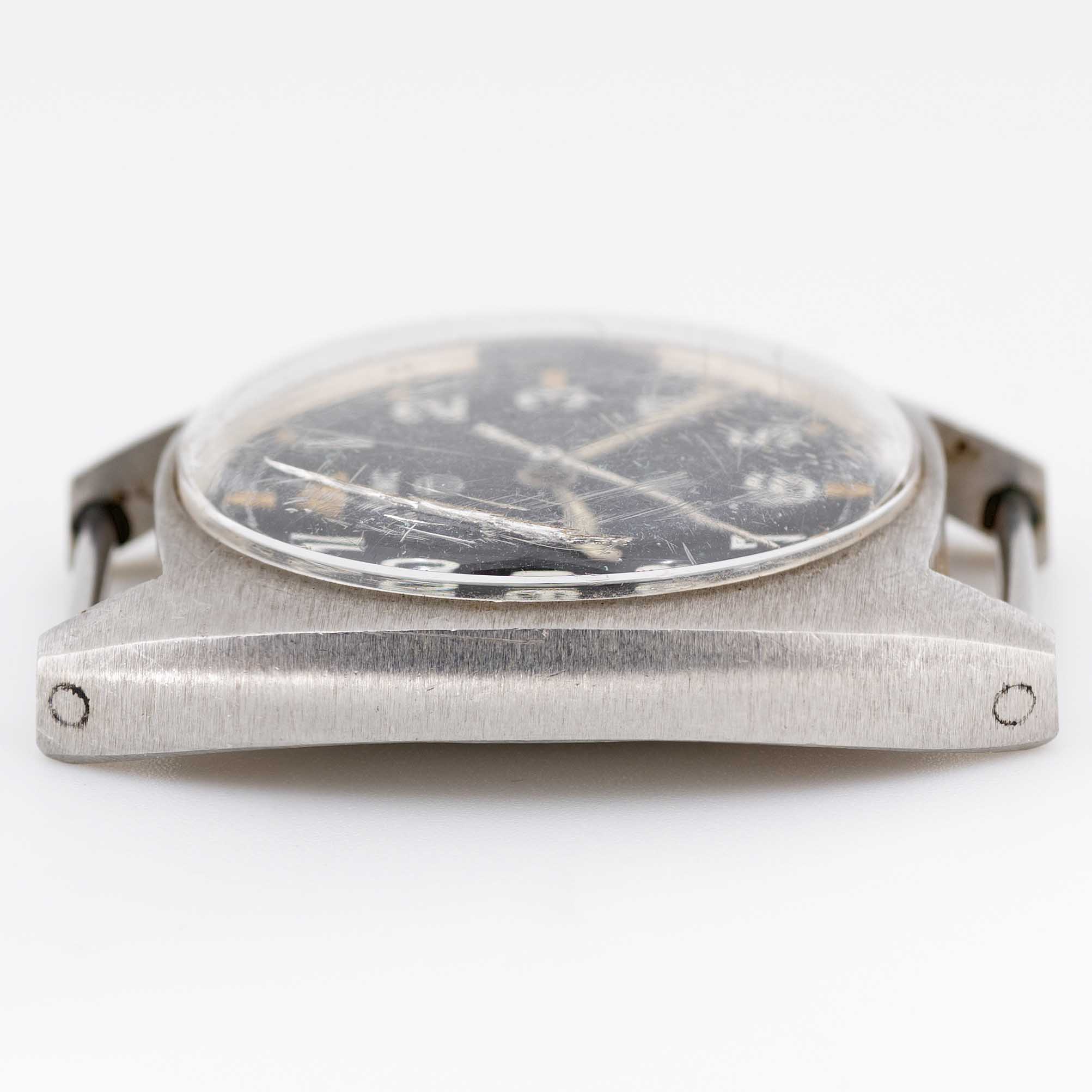 A GENTLEMAN'S STAINLESS STEEL BRITISH MILITARY CWC WRIST WATCH DATED 1977, ISSUED TO THE ARMY - Image 8 of 8