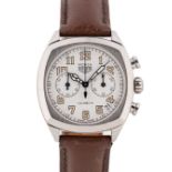 A GENTLEMAN'S STAINLESS STEEL HEUER CLASSIC MONZA CALIBRE 36 CHRONOGRAPH WRIST WATCH DATED 2018,