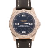 A GENTLEMAN'S TITANIUM BREITLING AEROSPACE ADVANTAGE WRIST WATCH DATED 2015, REF. E7936210