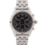 A GENTLEMAN'S STAINLESS STEEL BREITLING COCKPIT AUTOMATIC CHRONOGRAPH BRACELET WATCH CIRCA 1990s,