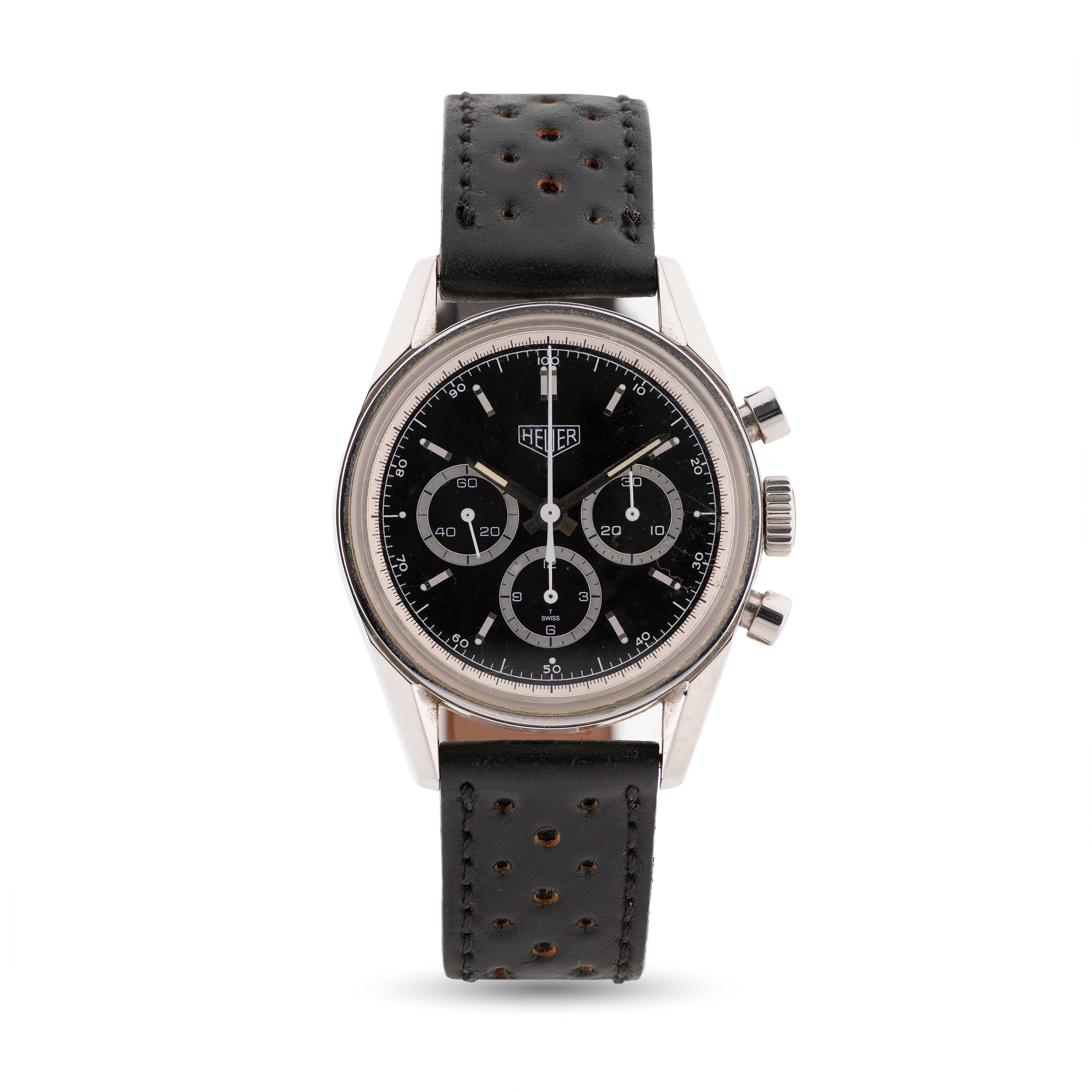 A GENTLEMAN'S STAINLESS STEEL HEUER CARRERA CLASSICS CHRONOGRAPH WRIST WATCH CIRCA 2000, REF. CS3113 - Image 2 of 11