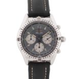 A GENTLEMAN'S STAINLESS STEEL BREITLING COCKPIT AUTOMATIC CHRONOGRAPH WRIST WATCH CIRCA 1990s,