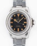 A RARE GENTLEMAN'S STAINLESS STEEL TUDOR OYSTER PRINCE "SNOWFLAKE" SUBMARINER BRACELET WATCH CIRCA