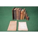 Collection of various antiquarian books including two articles between Charles II, Frederick III and