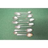 Collection of silver and white metal spoons to include: Georgian, Victorian and later Please note
