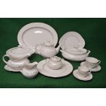Royal Doulton Cadence TC.1007 tea and dinner service to comprise: circular lidded tureen, oval