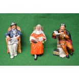 Group of three Royal Doulton figures to comprise: The Judge HN2443, The Professor HN2281 and