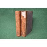 Two volumes of Relics Of Ancient English Poetry dated 1794 in half leather bindings with gilt