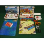 Two boxed 1970's playworn Matchbox playsets to comprise: Seakings Harbour and Container Port, both